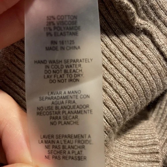 - Vila Milano Neutral Beige Cowl Neck Sweater - Picture 8 of 8